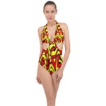 RBY 127 Halter Front Plunge Swimsuit