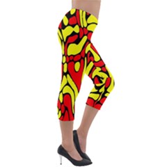 Lightweight Velour Capri Leggings  