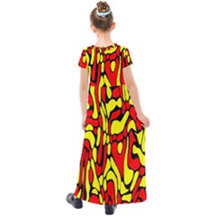 Kids  Short Sleeve Maxi Dress 
