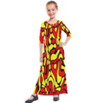 RBY 127 Kids  Quarter Sleeve Maxi Dress