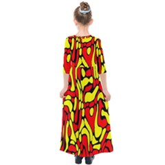 Kids  Quarter Sleeve Maxi Dress 