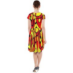 Cap Sleeve Midi Dress 