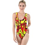 RBY 127 High Leg Strappy Swimsuit