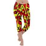 RBY 127 Lightweight Velour Capri Yoga Leggings