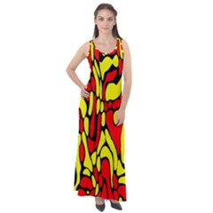 Sleeveless Velour Maxi Dress 