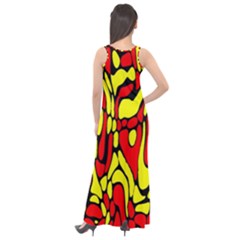 Sleeveless Velour Maxi Dress 