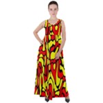 RBY 127 Empire Waist Velour Maxi Dress