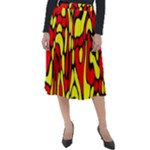 RBY 127 Classic Velour Midi Skirt 