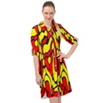 RBY 127 Long Sleeve Mini Shirt Dress