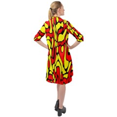 Long Sleeve Mini Shirt Dress 