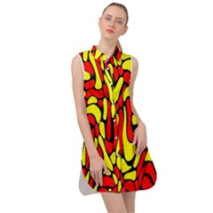 Sleeveless Shirt Dress 