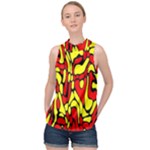 RBY 127 High Neck Satin Top