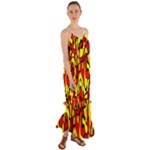 RBY 127 Cami Maxi Ruffle Chiffon Dress