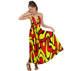 Backless Maxi Beach Dress 