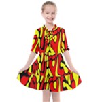 RBY 127 Kids  All Frills Chiffon Dress