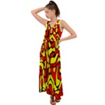 RBY 127 V-Neck Chiffon Maxi Dress