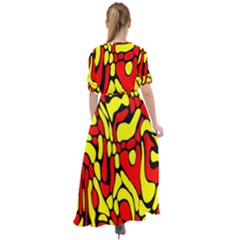 Waist Tie Boho Maxi Dress 