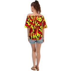 Off Shoulder Short Sleeve Top 
