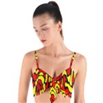 RBY 127 Woven Tie Front Bralet