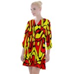 RBY 127 Open Neck Shift Dress
