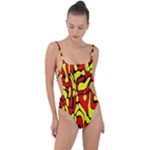 RBY 127 Tie Strap One Piece Swimsuit
