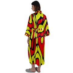Maxi Satin Kimono 