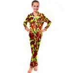 RBY 127 Kids  Satin Long Sleeve Pajamas Set