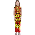 RBY 127 Kids  Sleeveless Ruffle Edge Band Collar Chiffon One Piece