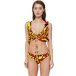 RBY 127 Low Cut Ruffle Edge Bikini Set
