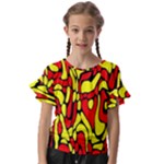 RBY 127 Kids  Cut Out Flutter Sleeves