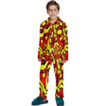 RBY 127 Kids  Long Sleeve Velvet Pajamas Set