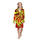 RBY 127 Kids  Long Sleeve Velvet Lounge Robe