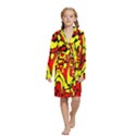 Kids  Long Sleeve Velvet Lounge Robe 