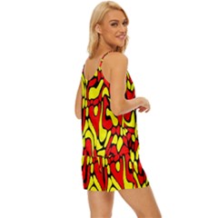 V-Neck Satin Pajamas Set 