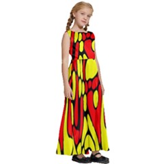 Kids  Satin Sleeveless Maxi Dress 