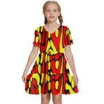 RBY 127 Kids  Short Sleeve Tiered Mini Dress