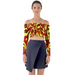 RBY 127 Long Sleeve Off Shoulder Crop Top
