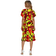 Women s Kimono Wrap Satin Dress 