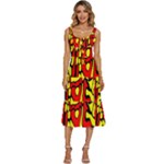RBY 127 Women s Sleeveless Corset Midi Dress