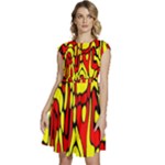 RBY 127 Cap Sleeve High Waist Dress