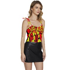 Flowy Camisole Tie Up Top 