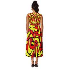 Sleeveless Round Neck Midi Dress 