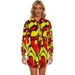 RBY 127 Womens Long Sleeve Shirt Dress