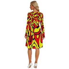 Long Sleeve Dress With Pocket 
