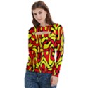 Women s Cut Out Long Sleeve T-Shirt 