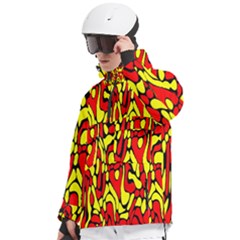 Men s Pullover Zip Ski and Snowboard Waterproof Breathable Jacket 