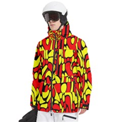 Men s Multi Pockets Zip Ski and Snowboard Waterproof Breathable Jacket 