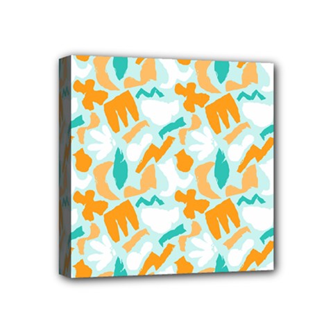 Design Pattern Seamless Tropical Mini Canvas 4  x 4  (Stretched) from ArtsNow.com