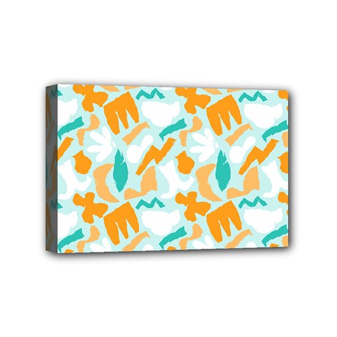 Design Pattern Seamless Tropical Mini Canvas 6  x 4  (Stretched) from ArtsNow.com