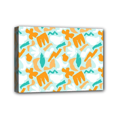 Design Pattern Seamless Tropical Mini Canvas 7  x 5  (Stretched) from ArtsNow.com